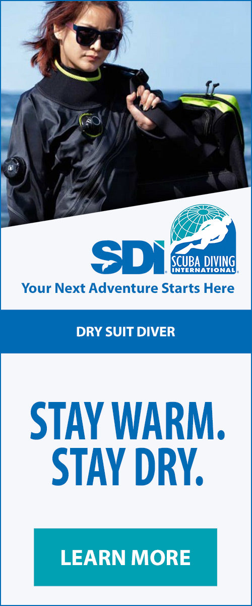 SDI DRY SUIT DIVER